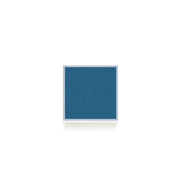 Bulletin Board, Vinyl, 4 ft H x 4 ft W, Ocean